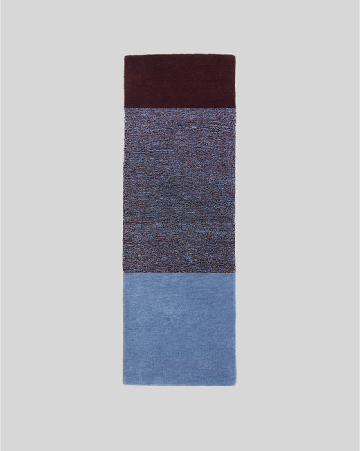 Vloerkleed Wol Horizontaal Sky Blue Bordeaux - SUITE702