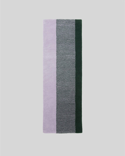 Vloerkleed Wol Verticaal Green Lilac - SUITE702