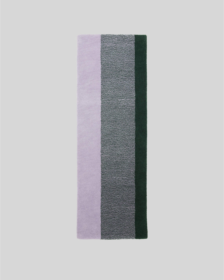 Vloerkleed Wol Verticaal Green Lilac - SUITE702