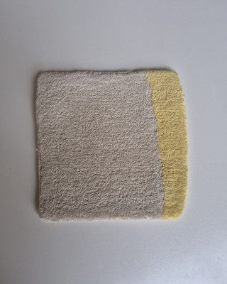 Rug Wool Eclipse Swatch Oatmeal Butter Yellow