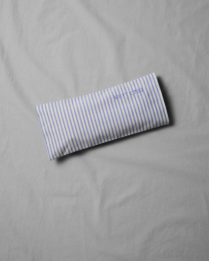 Aroma Eye Pillow Striped Blue Ecru