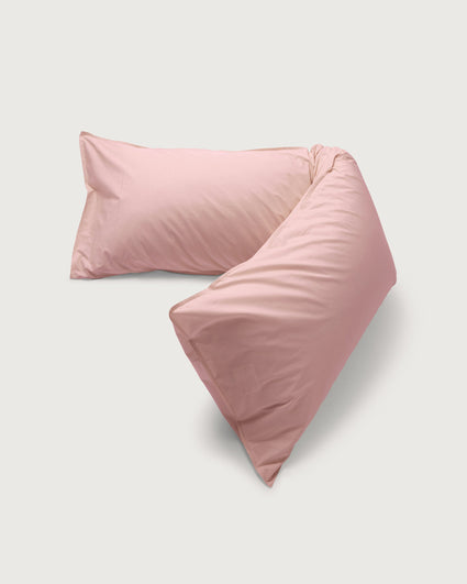 bedMATE Cotton Pillowcase Dusty Rose