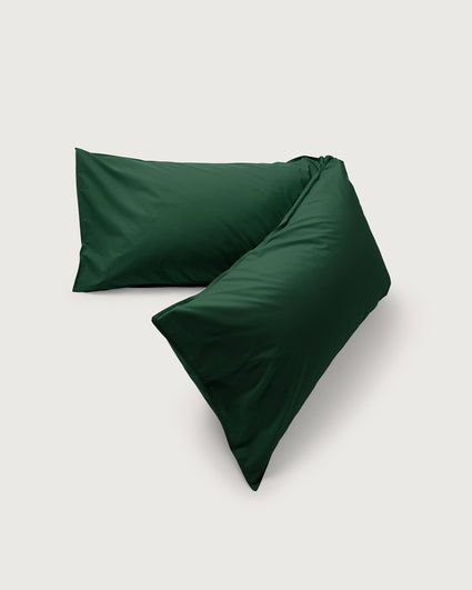 bedMATE Cotton Pillowcase Forest Green