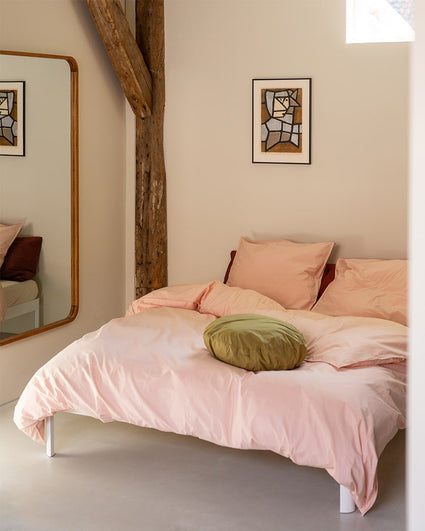 Duvet Cover Set Cotton Blush