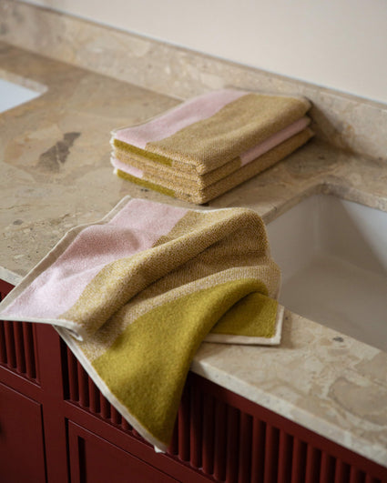 Guest Towel Set Blend Blush Olive (2 pcs)