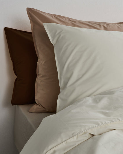 Bed Linen Set Cotton Ecru