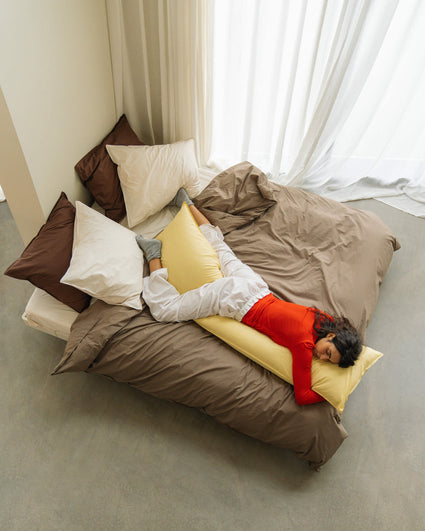 bedMATE Pillowcase Cotton Butter Yellow