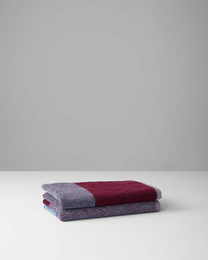 Guest Towel Set Blend Sky Blue Bordeaux (2 pcs.)