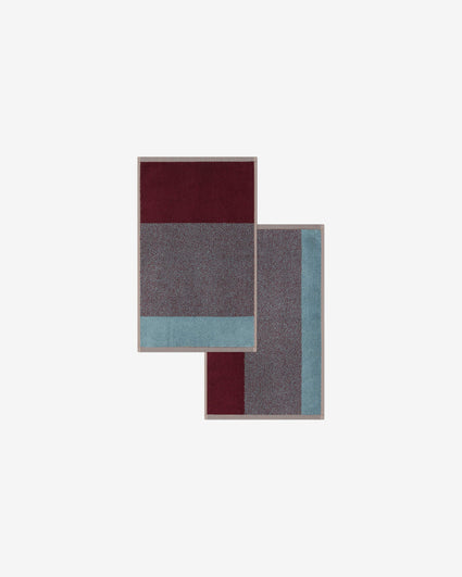 Guest Towel Set Blend Sky Blue Bordeaux (2 pcs.)