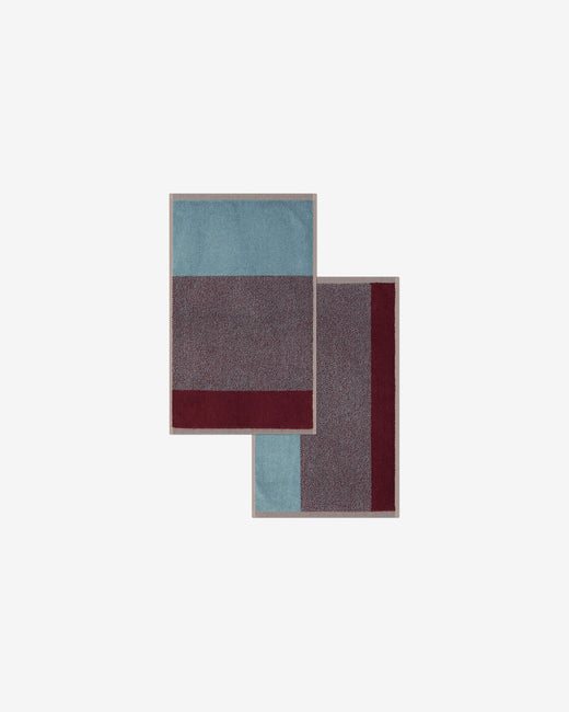 Guest Towel Set Blend Sky Blue Bordeaux (2 pcs.)