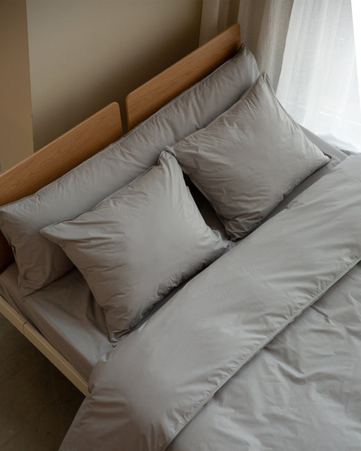 Fitted Sheet Cotton Urban Grey