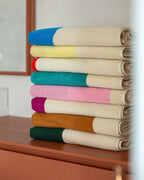 Badhanddoeken Set Yellow Aqua Pink Red (4 st.) - SUITE702