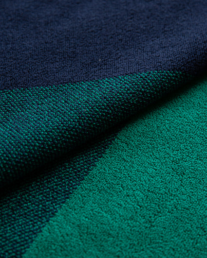 Bath Towel Set Blend Navy Sea Green (2 pcs.)