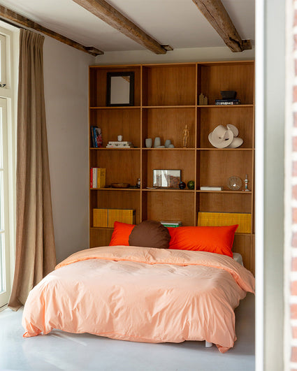 bedMATE Pillowcase Cotton Poppy Orange