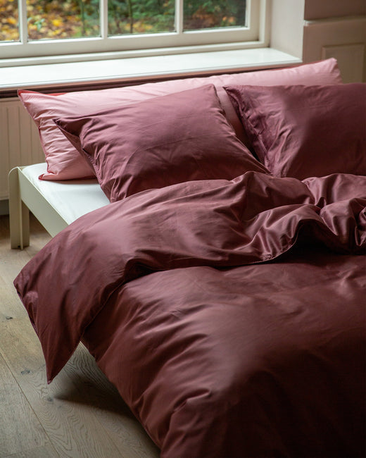 Satin Pillowcase Red Wine
