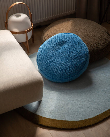 Carpet Wool Eclipse Sky Blue Dark Olive