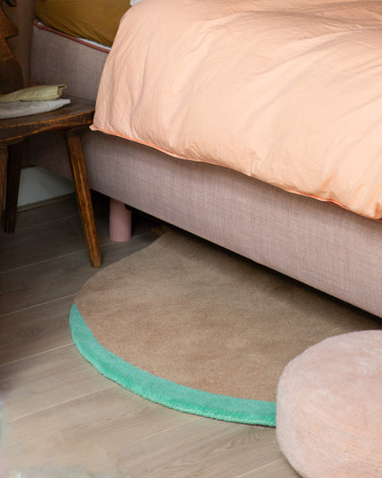 Rug Wool Eclipse Camel Mint