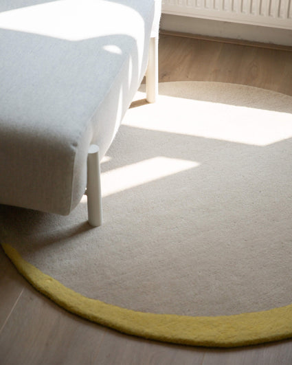 Rug Wool Eclipse Oatmeal Butter Yellow