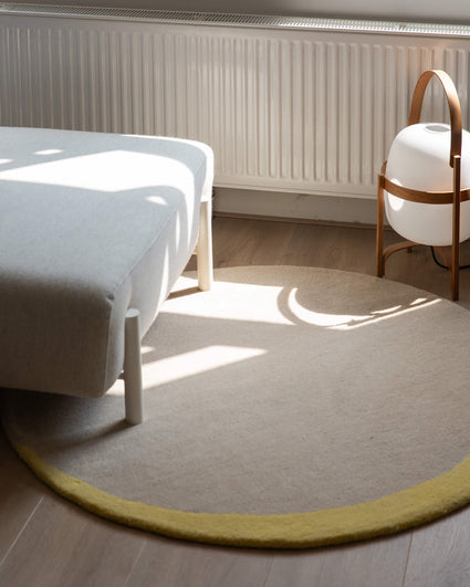 Rug Wool Eclipse Oatmeal Butter Yellow