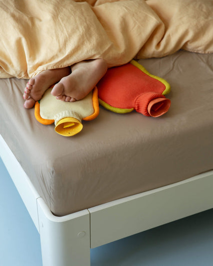 Hot Water Bottle Poppy Orange