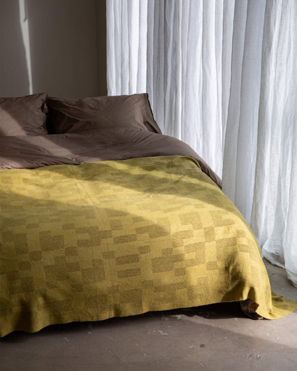 Bedspread Mesh Avocado Green