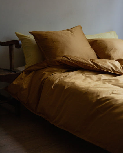 Bedding Set Satin Caramel