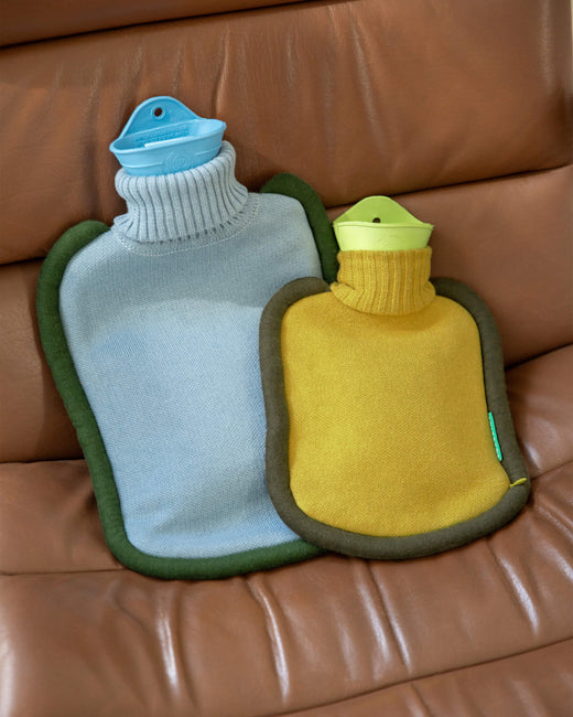 Bumper Hot Water Bottle Light Blue