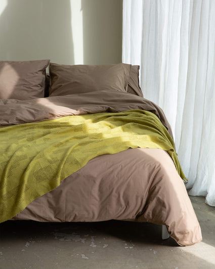 Bedspread Mesh Avocado Green