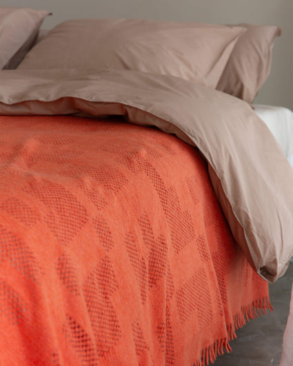 Bedspread Mesh Tomato Red
