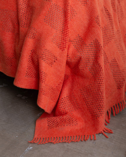Bedspread Mesh Tomato Red