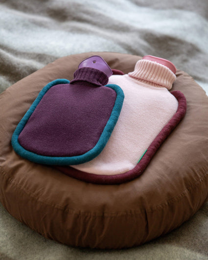 Mini Bumper Hot Water Bottle Aubergine