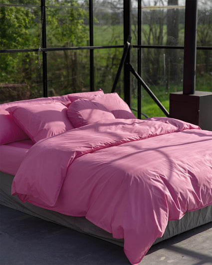 Duvet Cover Cotton Pink Candy