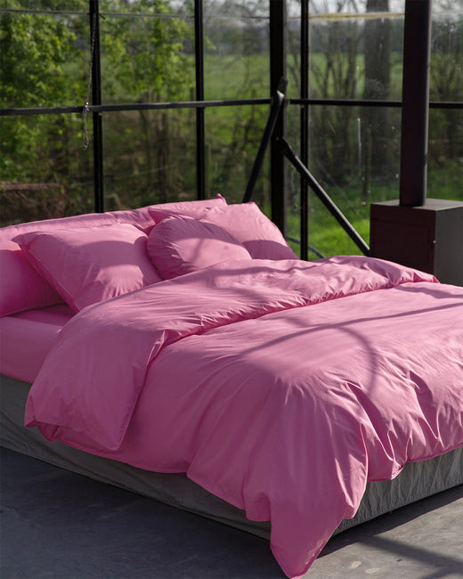 Duvet Cover Cotton Pink Candy