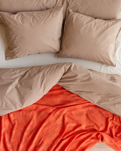 Bedspread Mesh Tomato Red