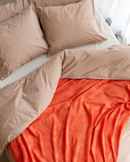 Bedspread Mesh Tomato Red