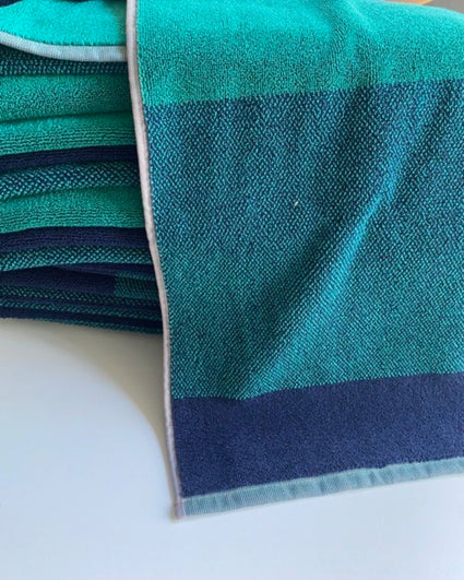 Guest Towel Set Blend Navy Sea Green (2 pcs)