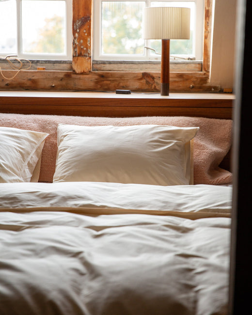 Duvet Cover Satin Ecru