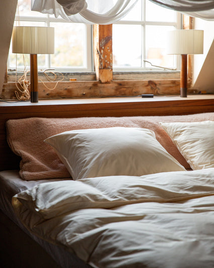 Bed Linen Set Satin Ecru