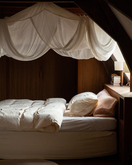 Bed Linen Set Satin Ecru
