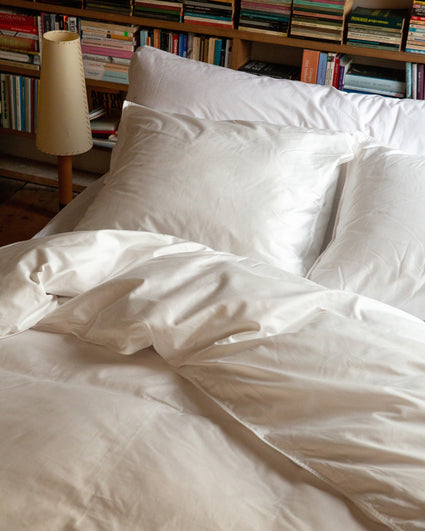 Bedding Set Satin White
