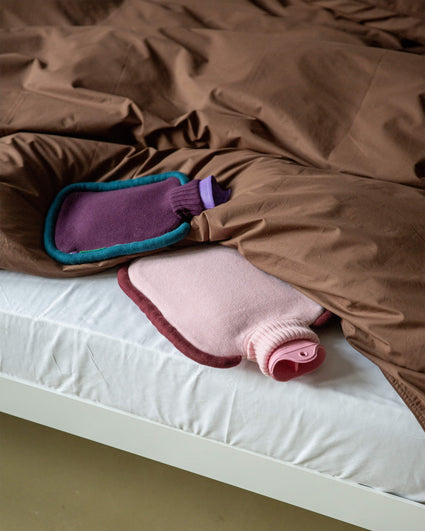 Mini Bumper Hot Water Bottle Aubergine