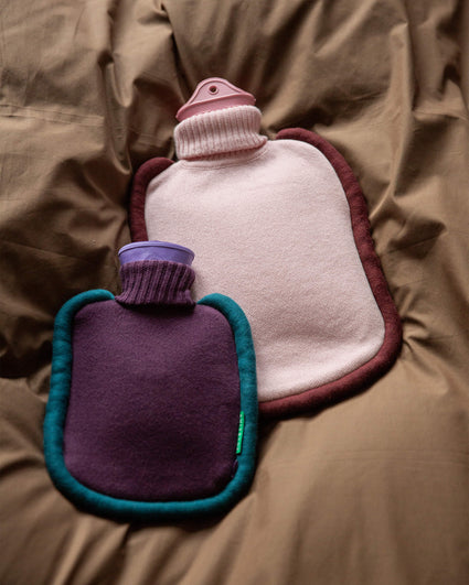 Mini Bumper Hot Water Bottle Aubergine