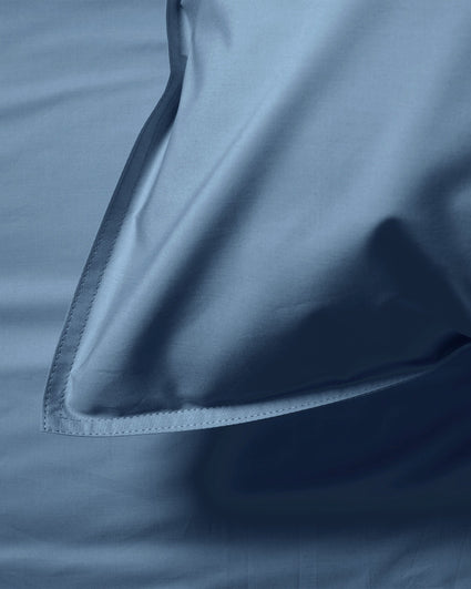 Cotton Pillowcase Quiet Blue