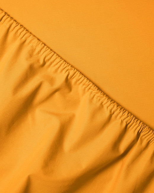 Cotton Fitted Sheet Mango