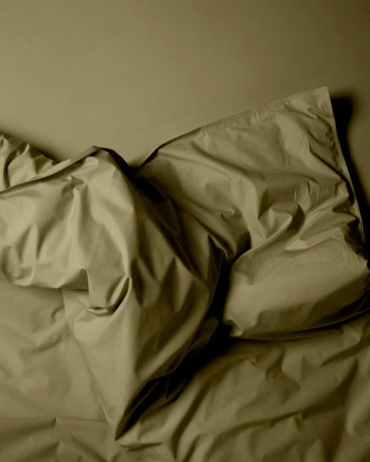 Duvet Cover Cotton Olive Green