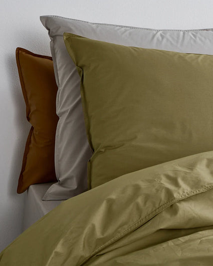 Bedding Set Cotton Olive Green