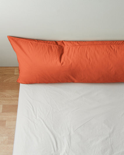bedMATE Pillowcase Cotton Poppy Orange