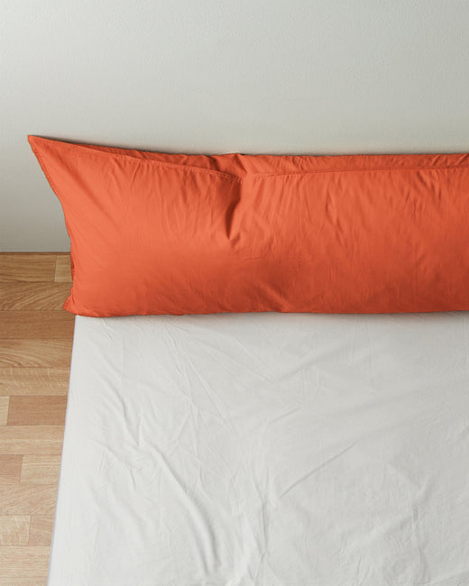 bedMATE Pillowcase Cotton Poppy Orange