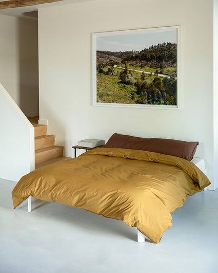 bedMATE Pillowcase Cotton Coffee Brown