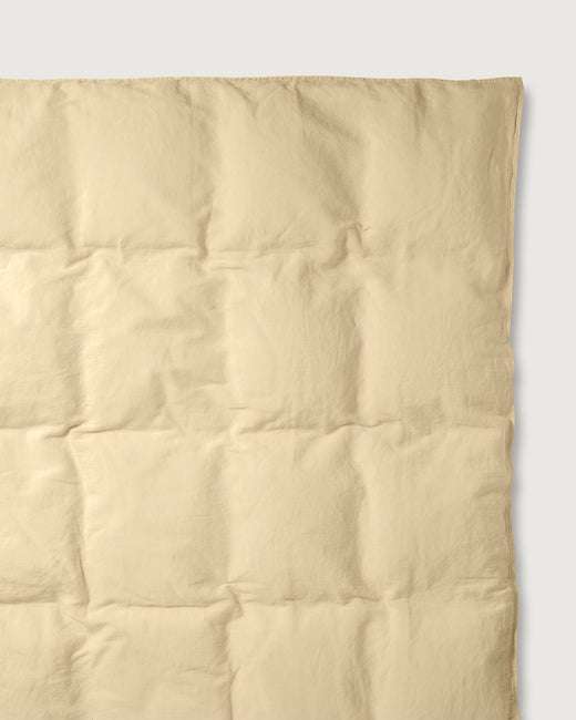 Duvet Cover Linen Creamy Yellow